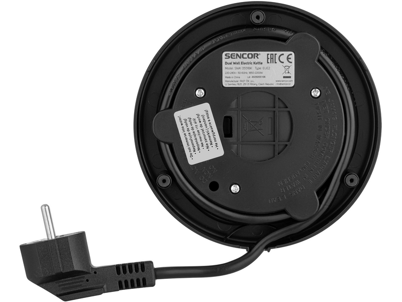 Sencor SWK 0551BK Vízforraló 1,7l, fekete