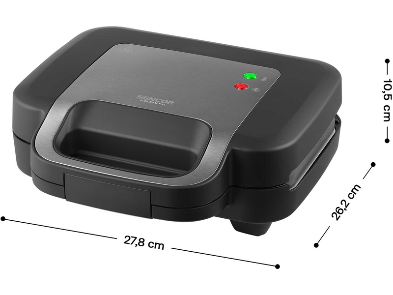 Sencor SSM 9860BK 6 az 1-ben Szendvicssütő