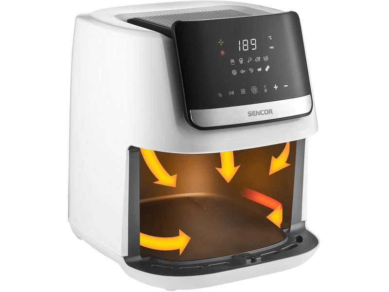 Sencor SFR 6551WH-EUE3 Vita Forrólevegős sütő, 6,5L