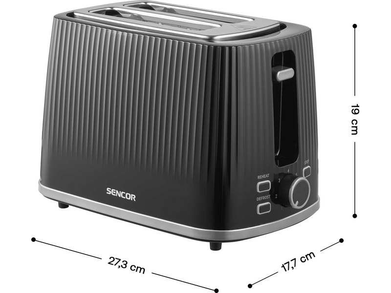 Sencor STS 7511BK Kenyérpirító, fekete