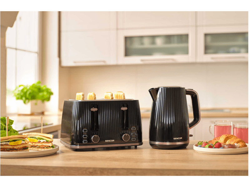 Sencor STS 7541BK 4 szeletes kenyérpirító, fekete
