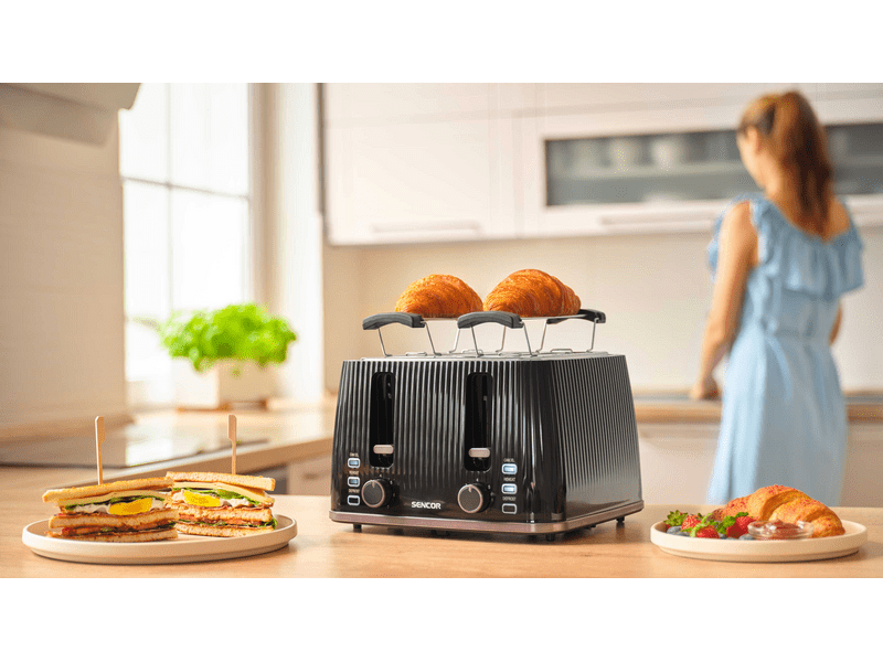 Sencor STS 7541BK 4 szeletes kenyérpirító, fekete