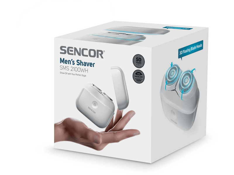 Sencor SMS 2100WH Férfi borotva, fehér
