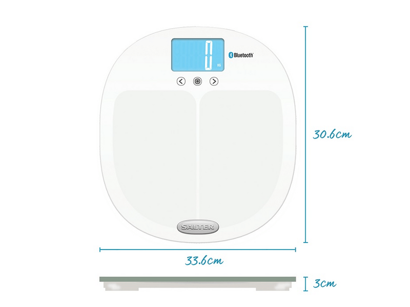 Salter 9192WH MiBody Bluetooth Testelemző mérleg