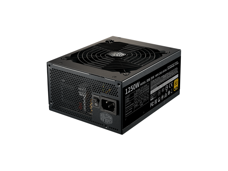 Cooler Master 1250W - MWE Gold 1250 - V2 Full Modular - MPE-C501-AFCAG-EU