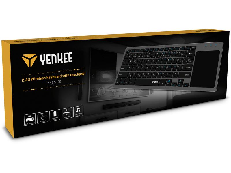 YKB 5000US WL touchpad keyboard YENKEE