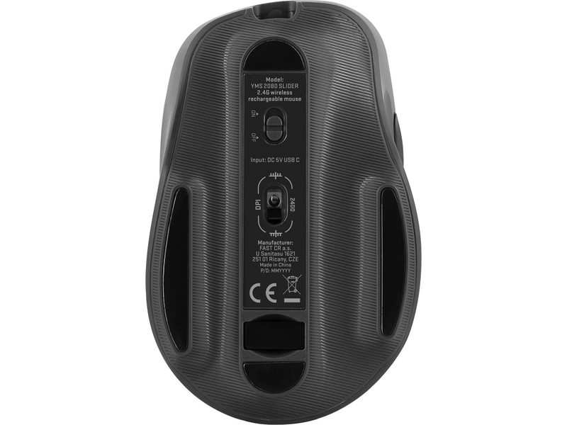 Yenkee YMS 2080GY Slider Vezeték nélküli egér