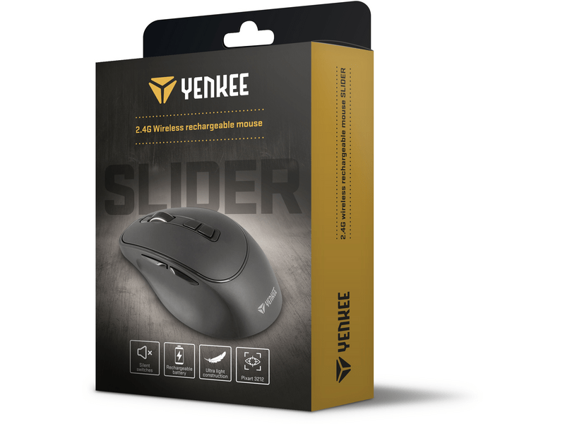 Yenkee YMS 2080GY Slider Vezeték nélküli egér