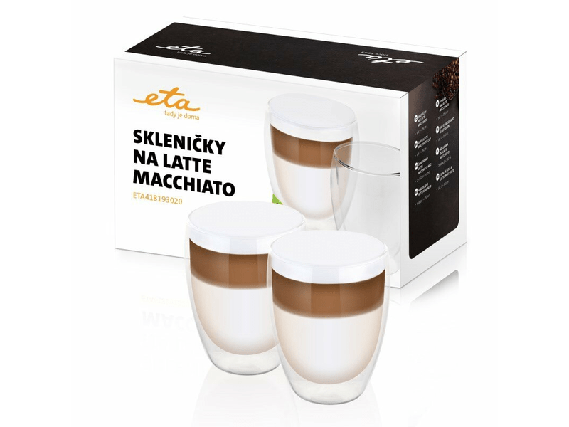 ETA Latte Macchiato pohár készlet, 2db-os (ETA418193020)