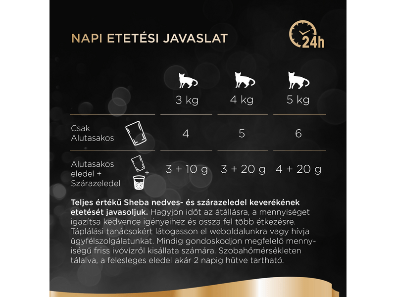 Sheba Fresh & Fine halas válogatás mártásban, 15x 50 g