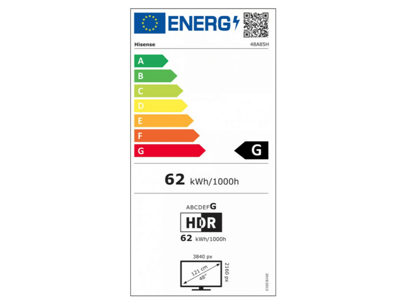 Hisense 48A85H 4K UHD Smart Gamer OLED TV