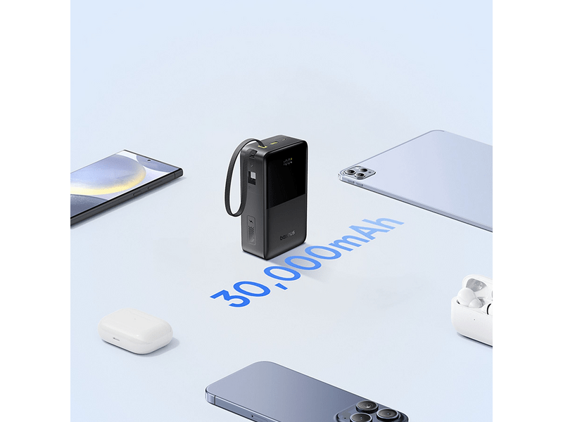 Baseus Bipow 2 Pro 30000 mAh Powerbank, fekete (E0028100)