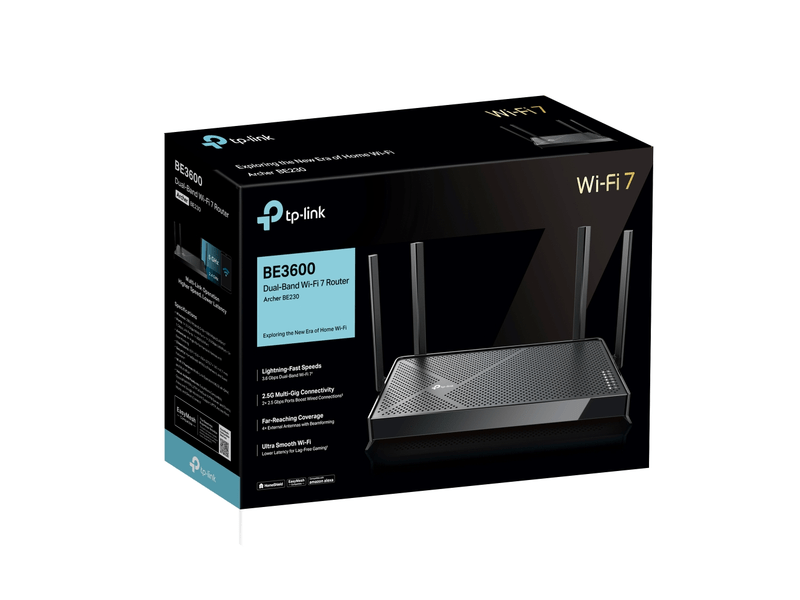 BE3600 két sávos Wi-Fi 7 router