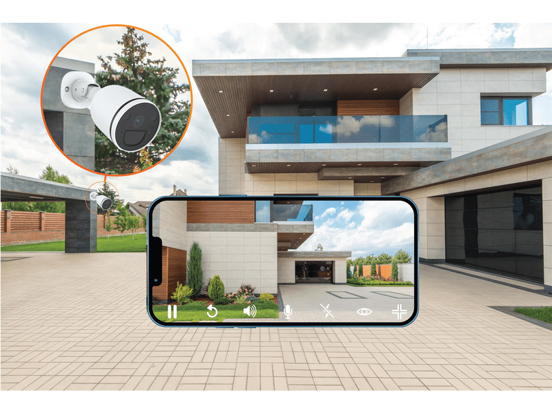 Foscam RE-021460 Remootio kompatibilis kültéri IP kamera