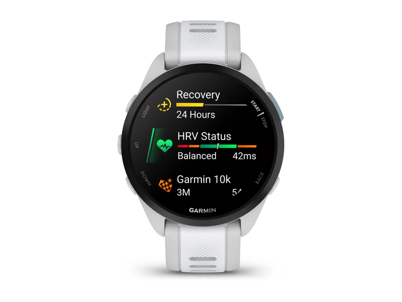 Garmin Forerunner® 165 okosóra, fehér (010-02863-21)