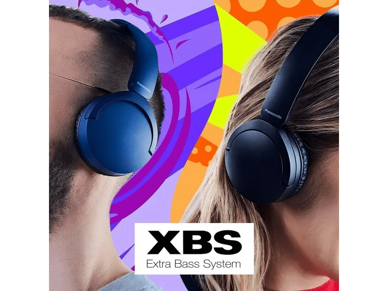 Panasonic RB-HF630BE-K bežične slušalice, crne