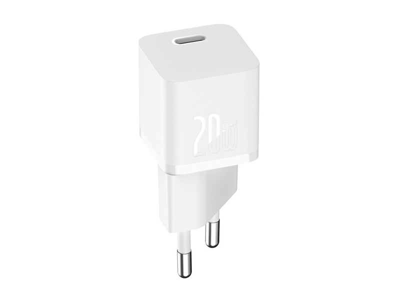 Baseus GaN5 Mini hálózati gyorstöltő, fehér (CCGN050102)