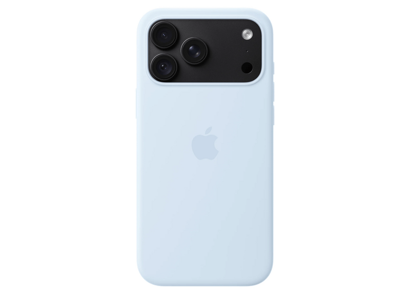 Apple iPhone 18 Pro Max szilikon tok, MagSafe-rögzítésű, búzavirágkék (MK934ZM/A)