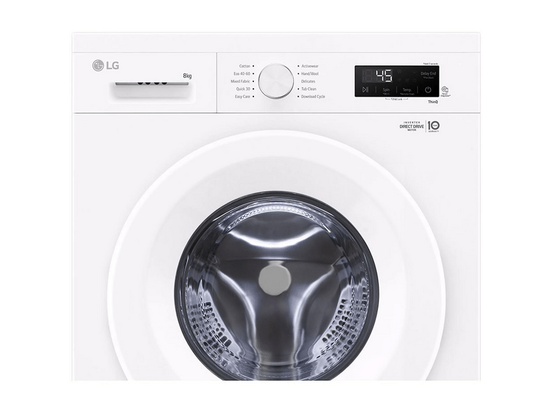 LG F4X1008NWH Elöltöltős mosógép