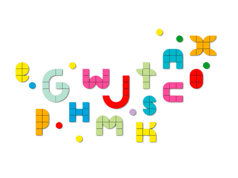 LEGO® DOTS Rengeteg DOTS – Betűkkel (41950)