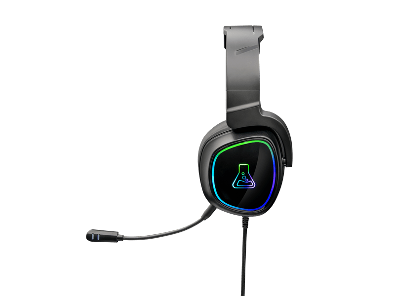 TheG-Lab Korp Radium Gamer headset, fekete