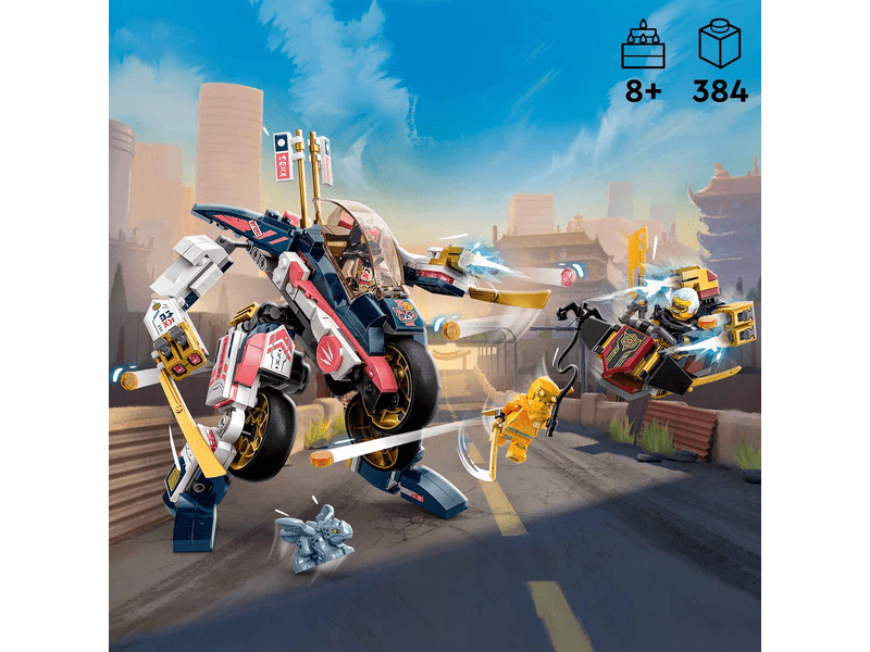 LEGO® Ninjago Sora átalakítható robot versenymotorja (71792)