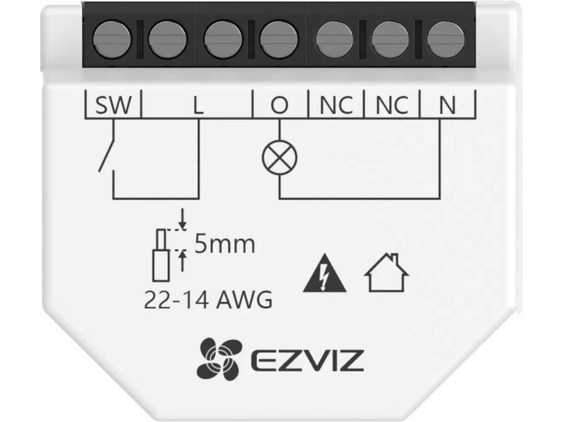 Ezviz T35 Okosotthon Wifi relé (CS-T35-R100-W)