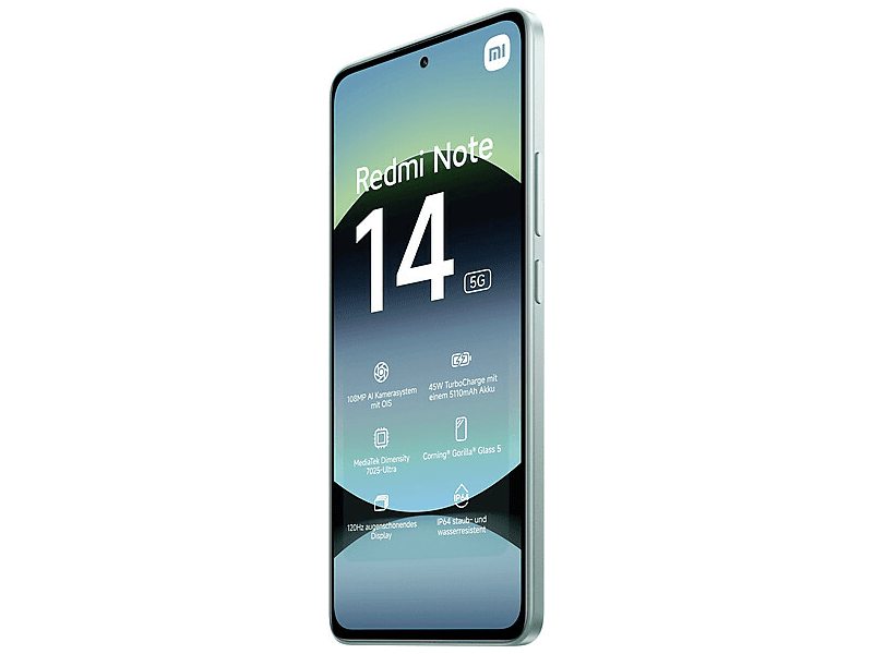 Xiaomi Redmi Note 14 5G 8/256GB Okostelefon, zöld (MZB0IOEEU)