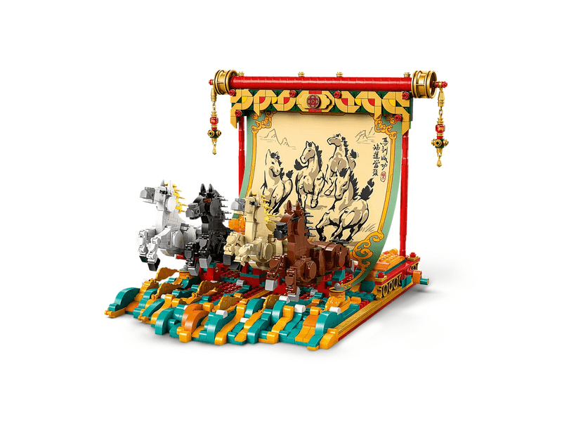 LEGO® Vágtázó lovakat ábrázoló festmény (80119)