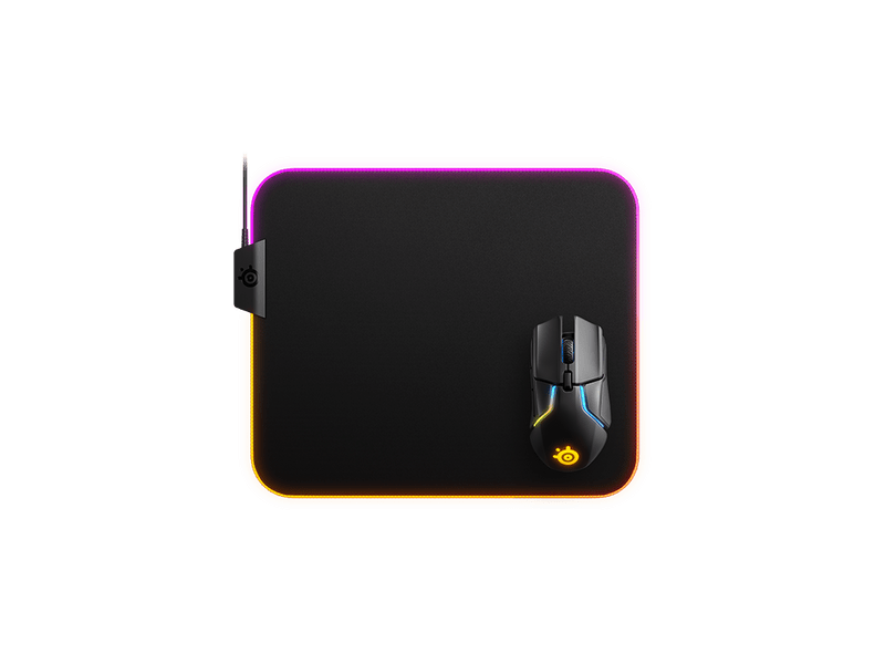 SteelSeries Qck Prism Cloth (M) Gaming Egérpad, fekete (63825)