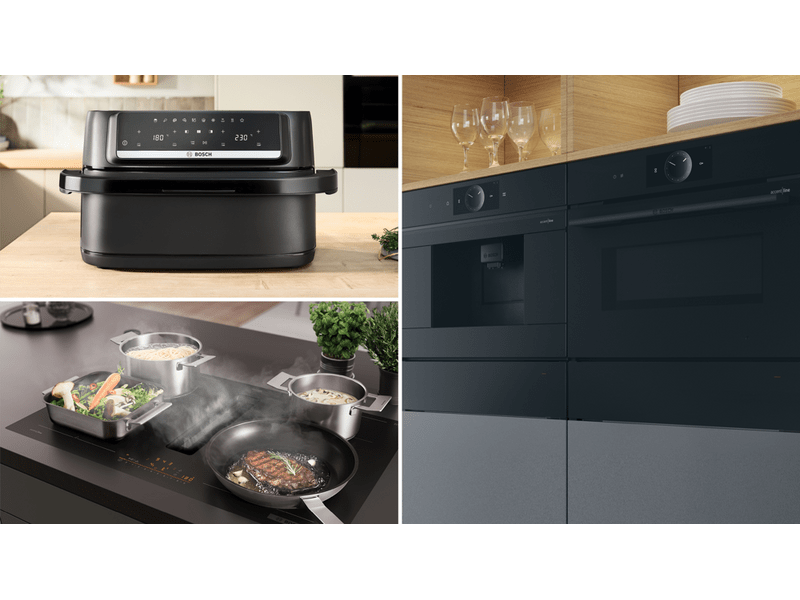 Bosch MAFD490B7 Serie 4 Kétzónás Airfryer, fekete
