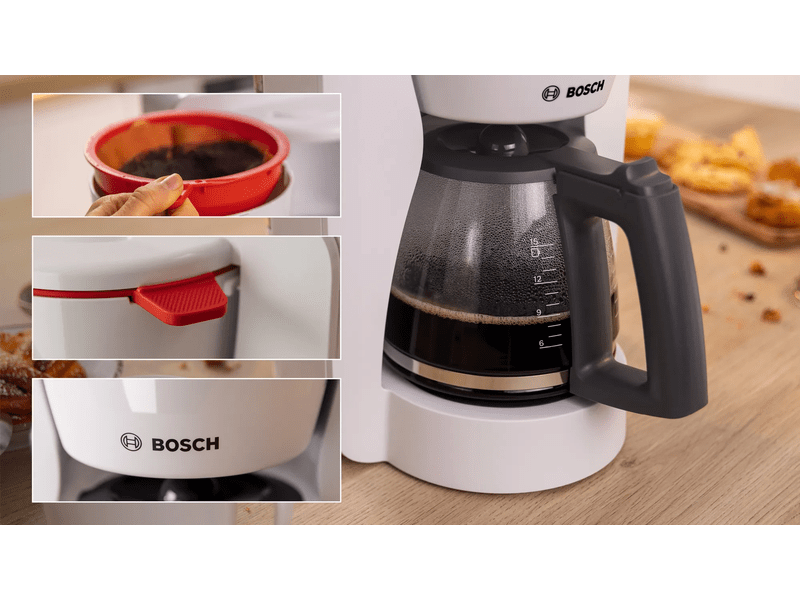 Bosch MyMoment Kávéfőző, Fehér (TKA2M111)