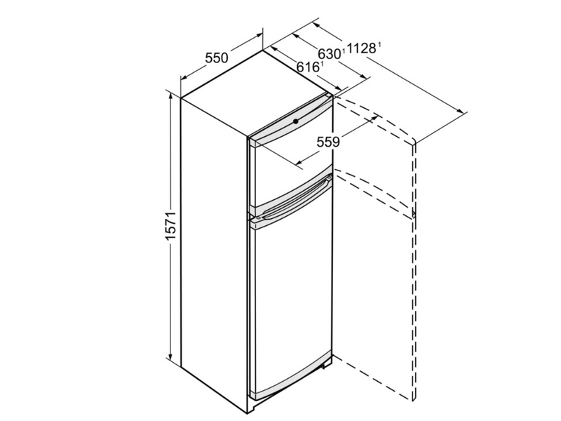Liebherr CTPELE251 Felülfagyasztós hűtőszekrény