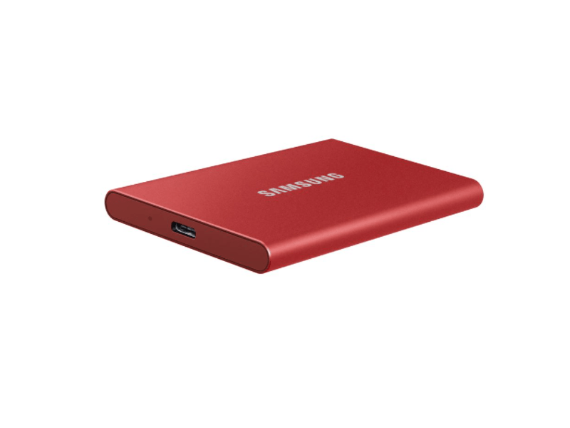 Samsung 500GB T7 külső SSD meghajtó piros (MU-PC500R)