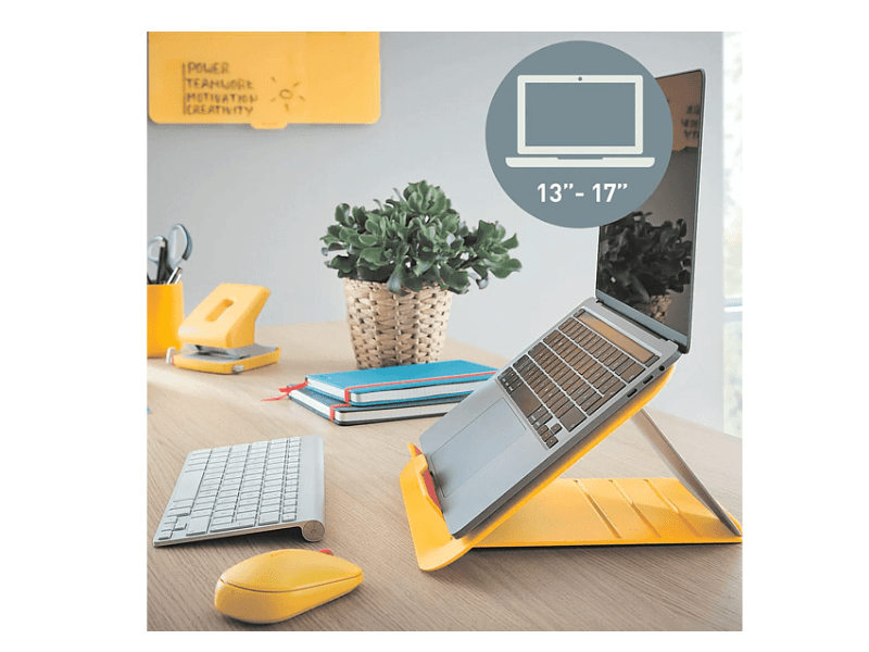 LEITZ COSY Ergo laptop állvány, sárga, 13