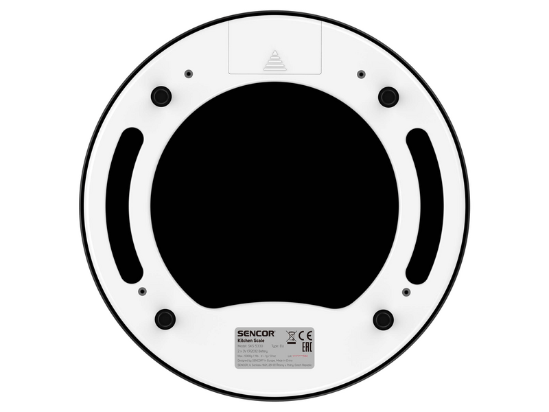 Sencor SKS 5330 Konyhai mérleg, Fekete