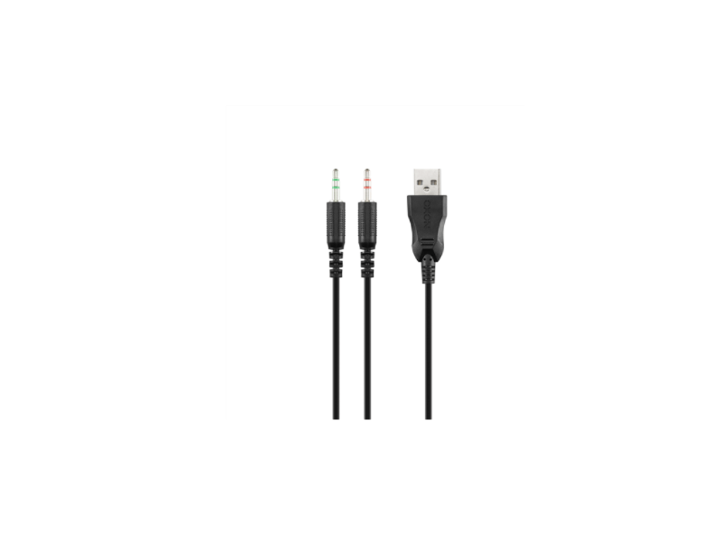 NOXO Dusk Gaming mikrofonos fejhallgató