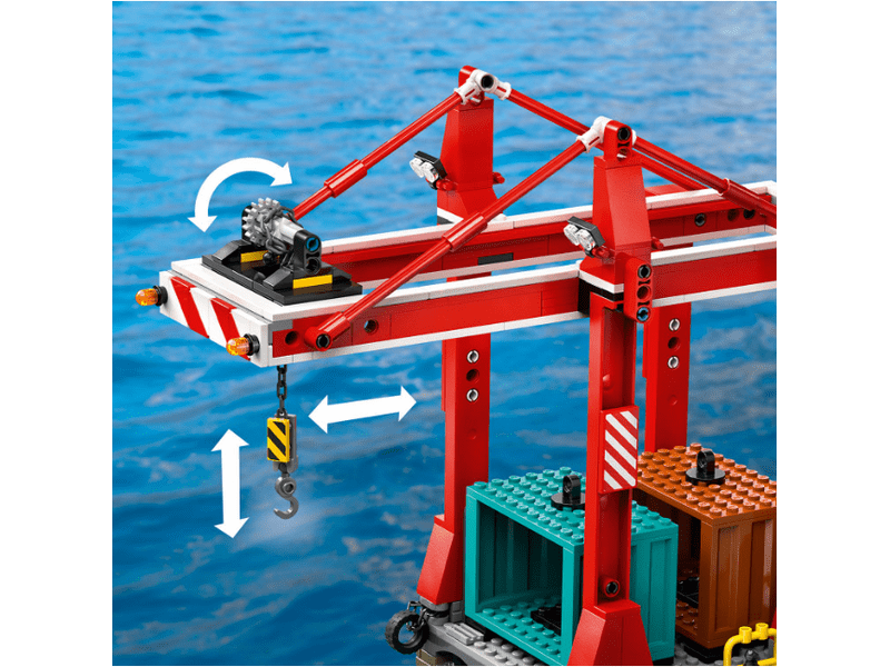 LEGO® City Primorska luka s teretnim brodom (60422)