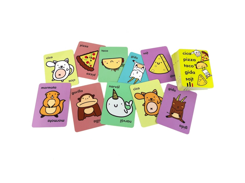 Cica, pizza, taco, gida, sajt társasjáték (34813)