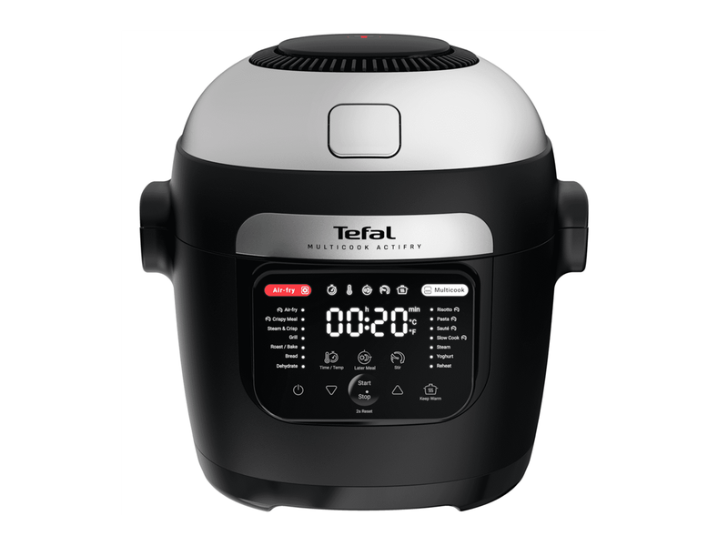Multicook 2in1 főzőedény,fekete/acél