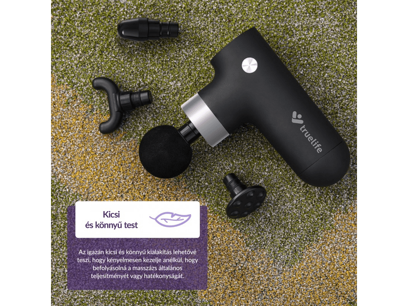 Masszázspisztoly fekete