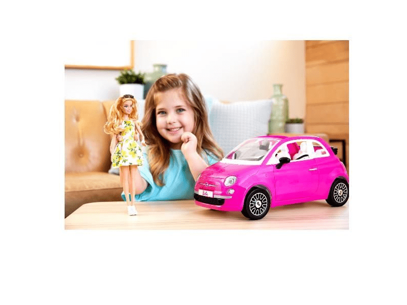 Barbie: Fiat 500 autó Barbie babával (GXR57)