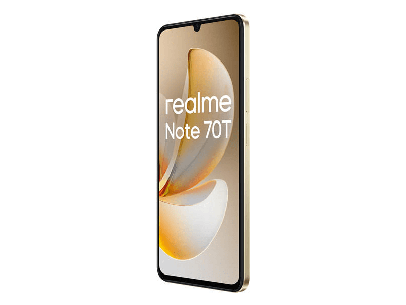 Realme Note 70T 4/256GB Okostelefon, arany