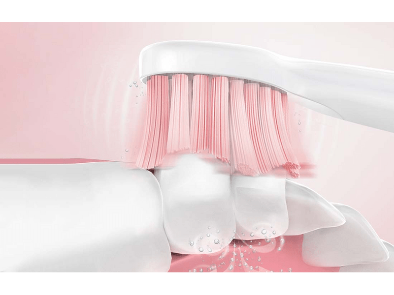 FairyWill FW-E11 Szónikus fogkefe készlet, Rózsaszín