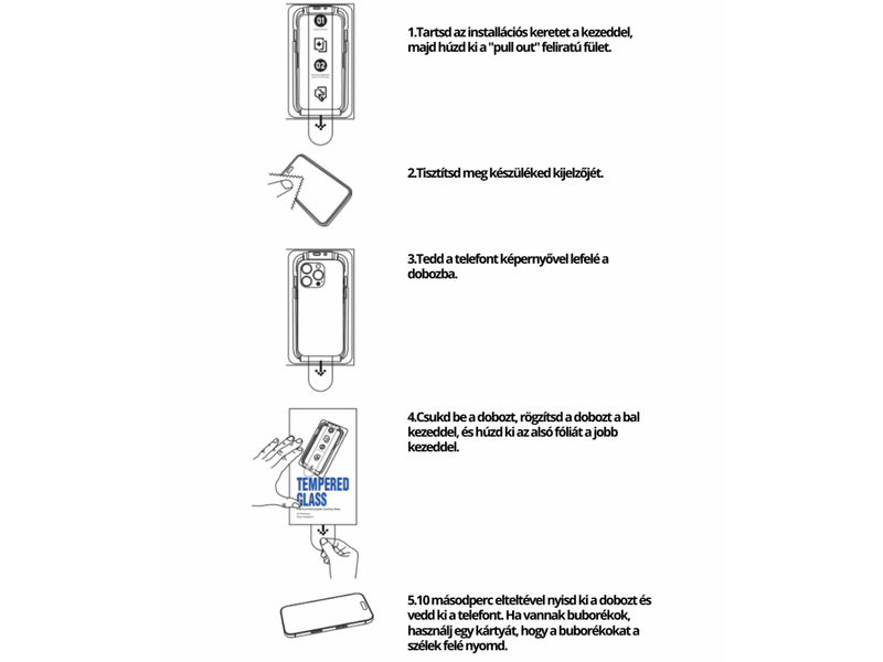 Cellect iPhone 17 Pro applikátor 2 üvegfóliával (LCD-IPH17PR-APP)