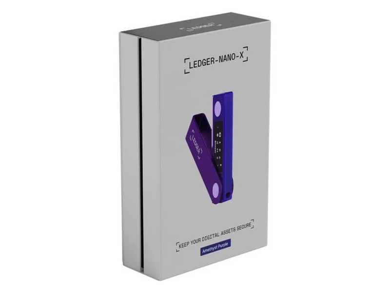 Ledger Nano X Crypto tárca, lila
