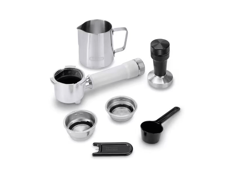 DeLonghi C890.WI Dedica Duo Manuális espresso kávéfőző, fehér