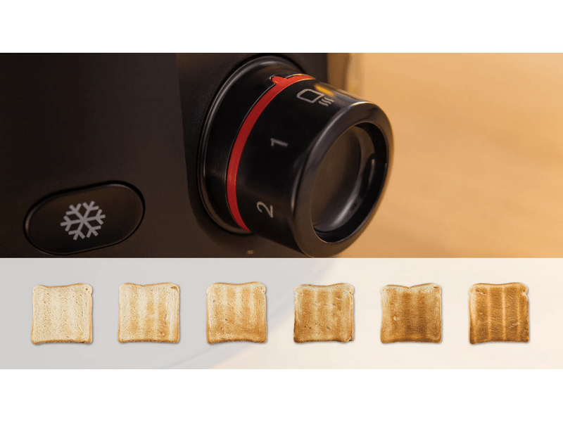 Bosch MyMoment Kompakt kenyérpirító, Fekete (TAT2M123)