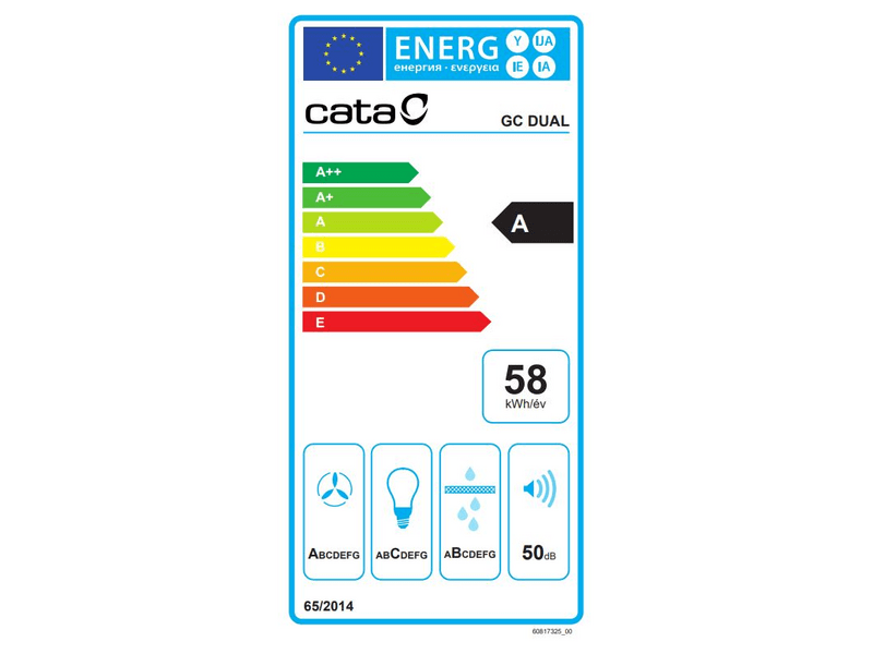 Cata GC-DUAL 45 XGBK/D Páraelszívó