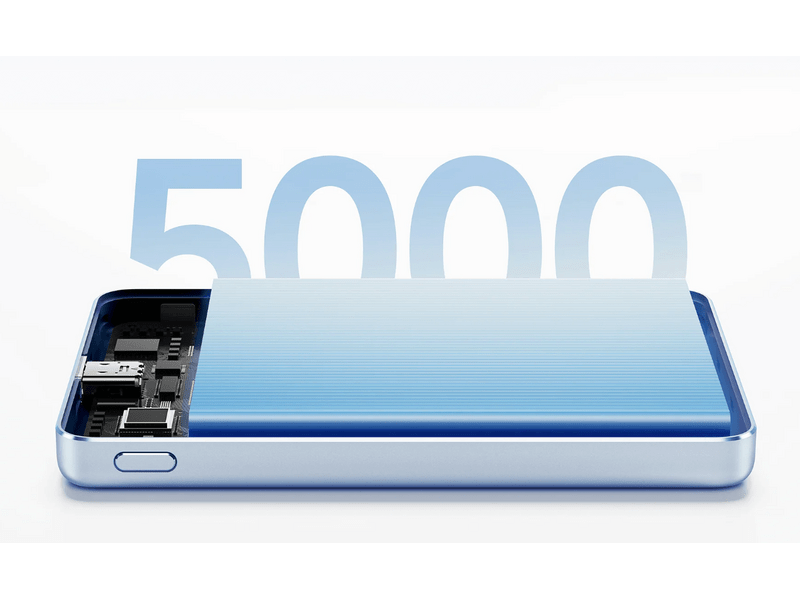 Xiaomi Super Slim Magnetic Powerbank, 5000mAh, kék (BHR08POGL)